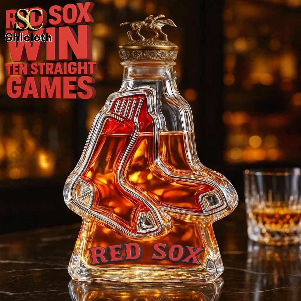 Boston Red Sox 10-Winning Straight Whiskey Bottle 5 Boston Red Sox 10-Winning Straight Whiskey Bottle - Image 5