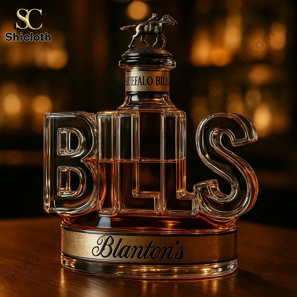 Buffalo Bills Word Helmet Whiskey Bottle 5 Buffalo Bills Word Helmet Whiskey Bottle - Image 5