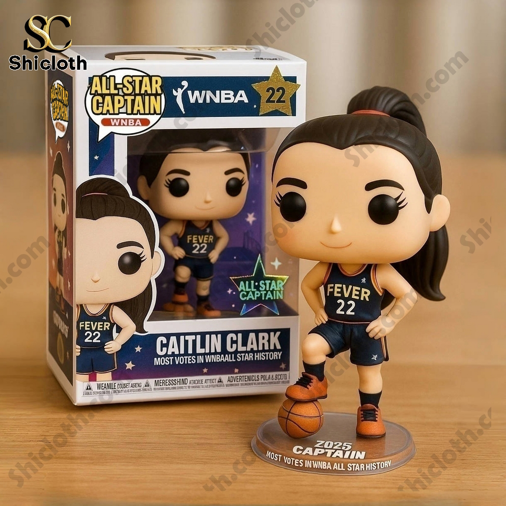 Caitlin Clark 2025 All-Star Captain Pop Figure Doll