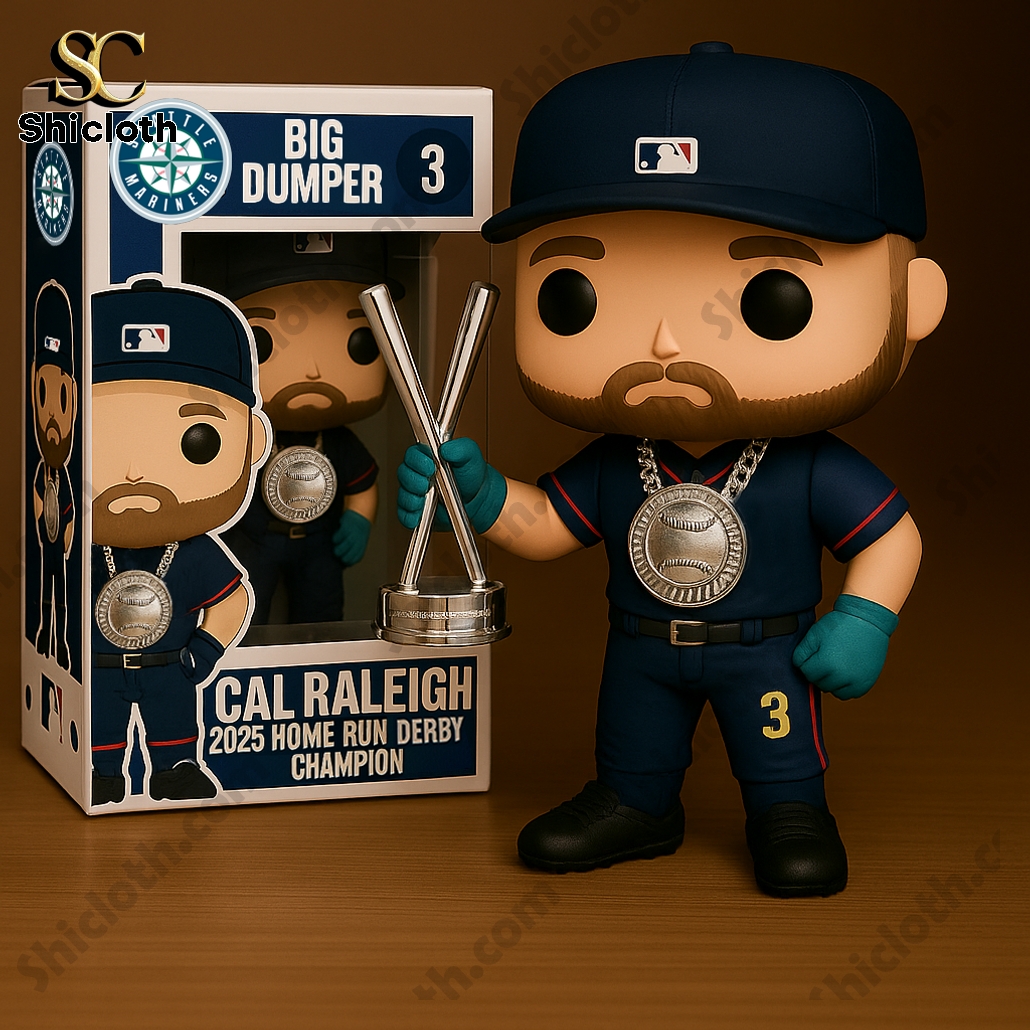 Cal Raleigh 2025 Home Run Derby Champion Pop Figure Doll