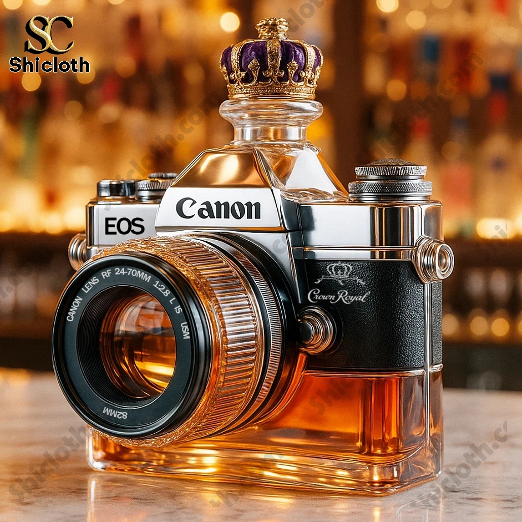 Canon/Sony Camera Limited Edition Whiskey Bottle