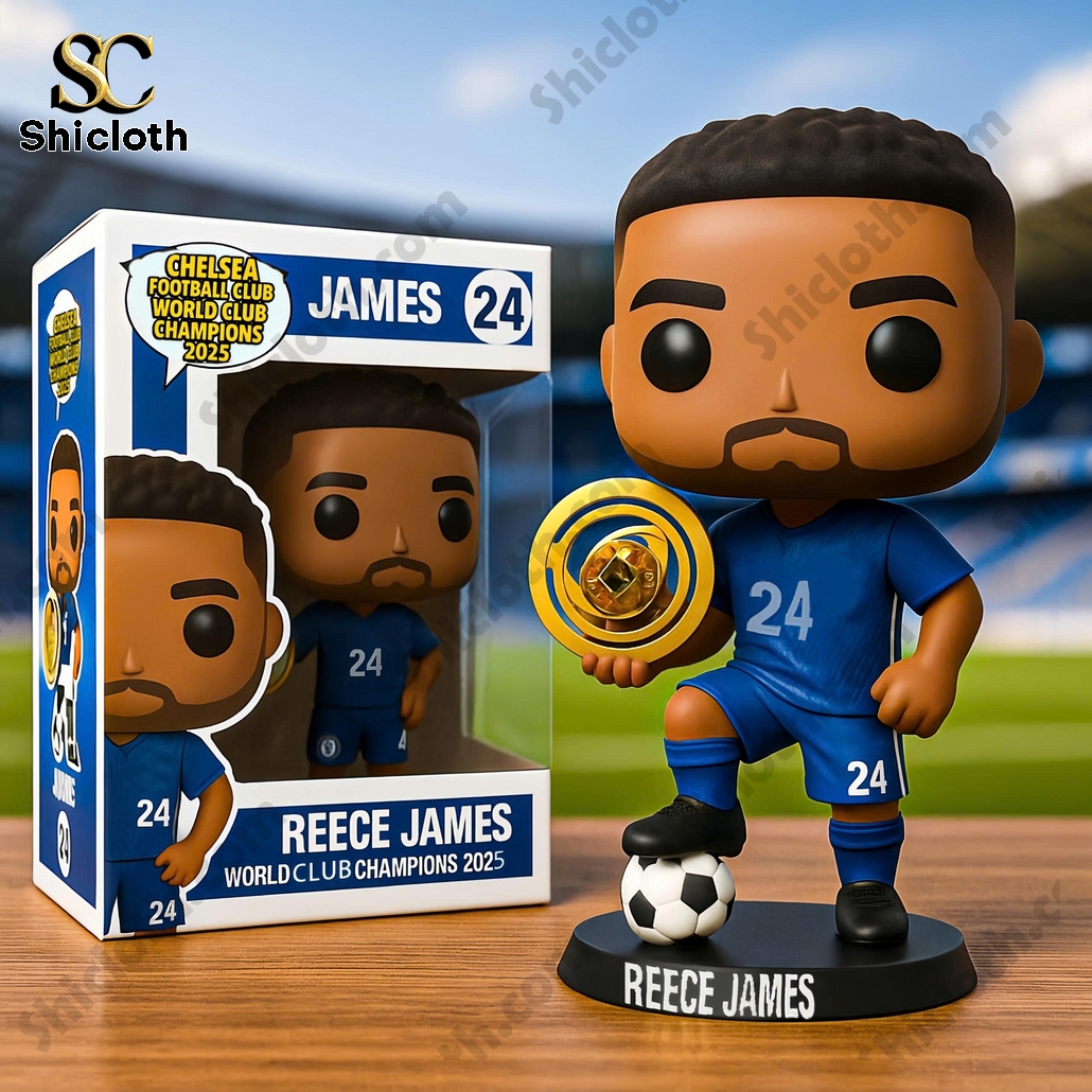 Captain Reece James Chelsea FIFA Club World Cup 2025 Champions Pop Figure Doll