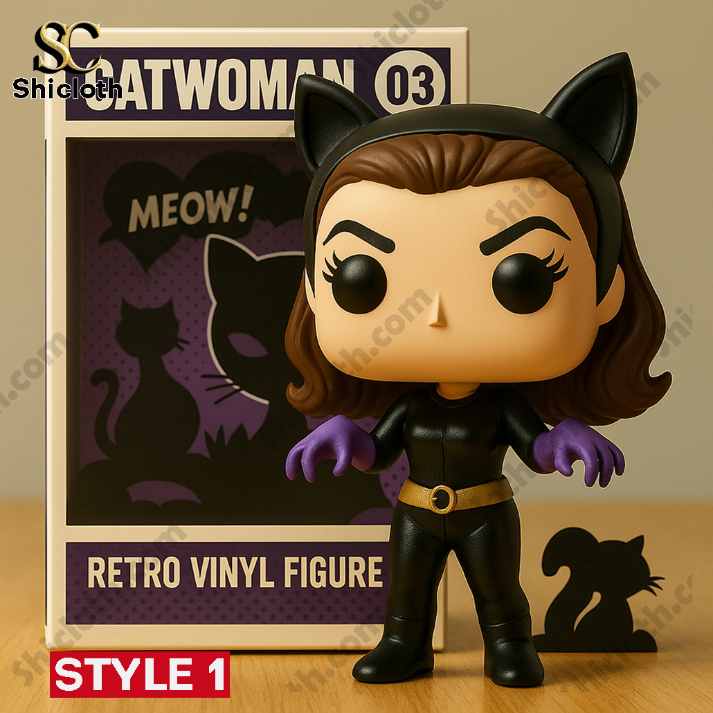 Catwoman Double-Sided Collectible Pop Figure Doll