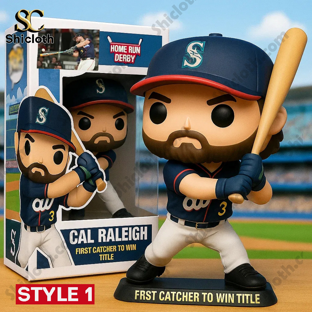Celebrating Cal Raleigh first catcher to win All-Star Home Run Derby Doll