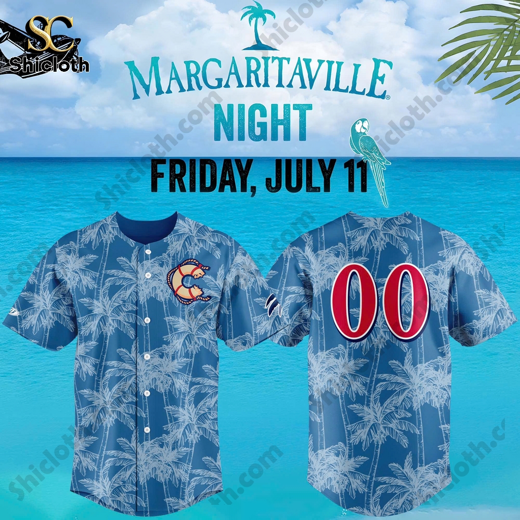 Clearwater Threshers Margaritaville Night Baseball Jersey