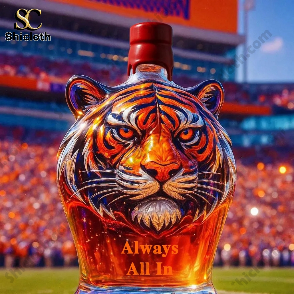 Clemson Tigers Always All In Whiskey Bottle 4 Clemson Tigers Always All In Whiskey Bottle - Image 4