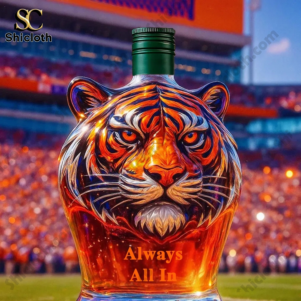 Clemson Tigers Always All In Whiskey Bottle 5 Clemson Tigers Always All In Whiskey Bottle - Image 5