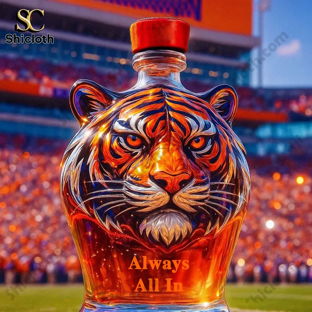 Clemson Tigers Always All In Whiskey Bottle 6 Clemson Tigers Always All In Whiskey Bottle - Image 6