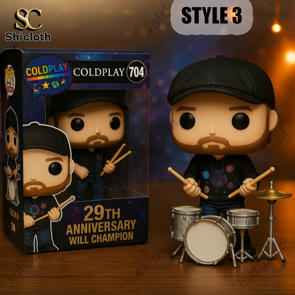 Coldplay 29th Anniversary Pop Figure Doll 3 Coldplay 29th Anniversary Pop Figure Doll - Image 3