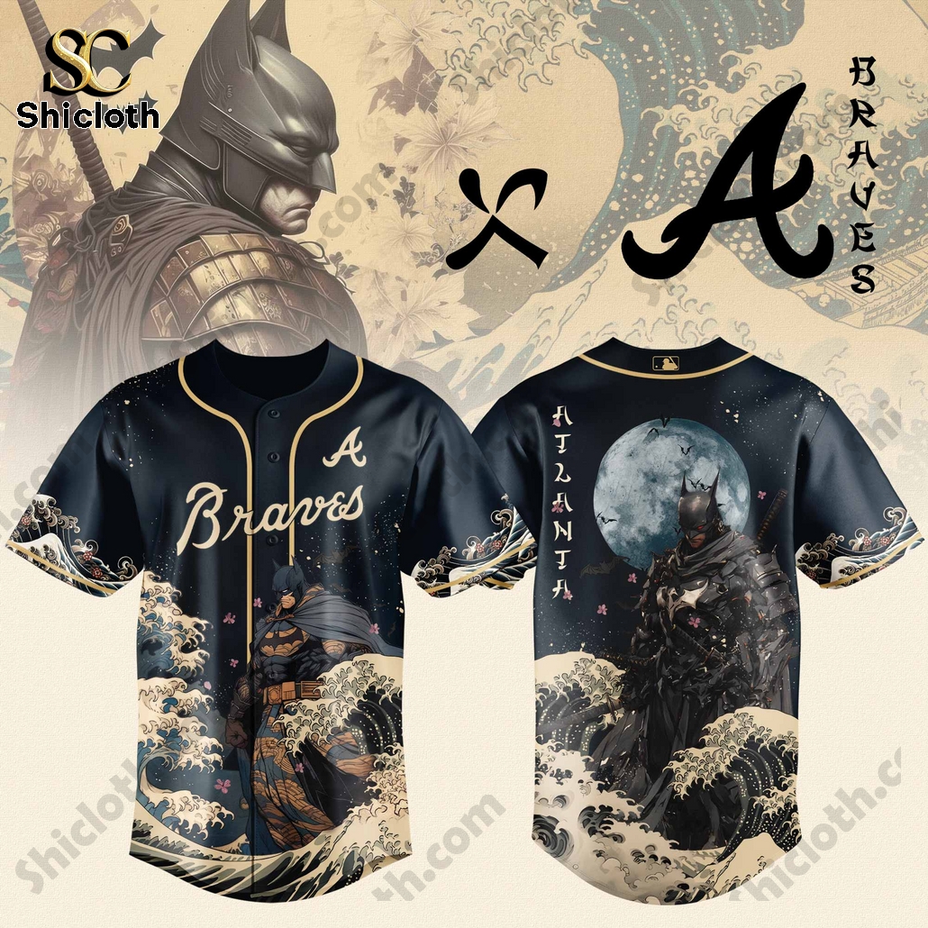 Custom MLB Team MLB Batman Samurai Japan Baseball Jersey 5 Custom MLB Team MLB Batman Samurai Japan Baseball Jersey - Image 5