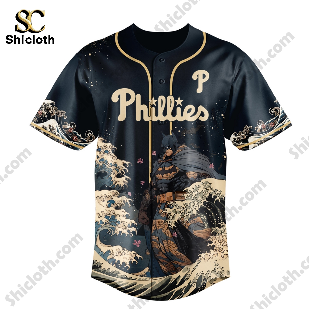 Custom MLB Team MLB Batman Samurai Japan Baseball Jersey 10 Custom MLB Team MLB Batman Samurai Japan Baseball Jersey - Image 10