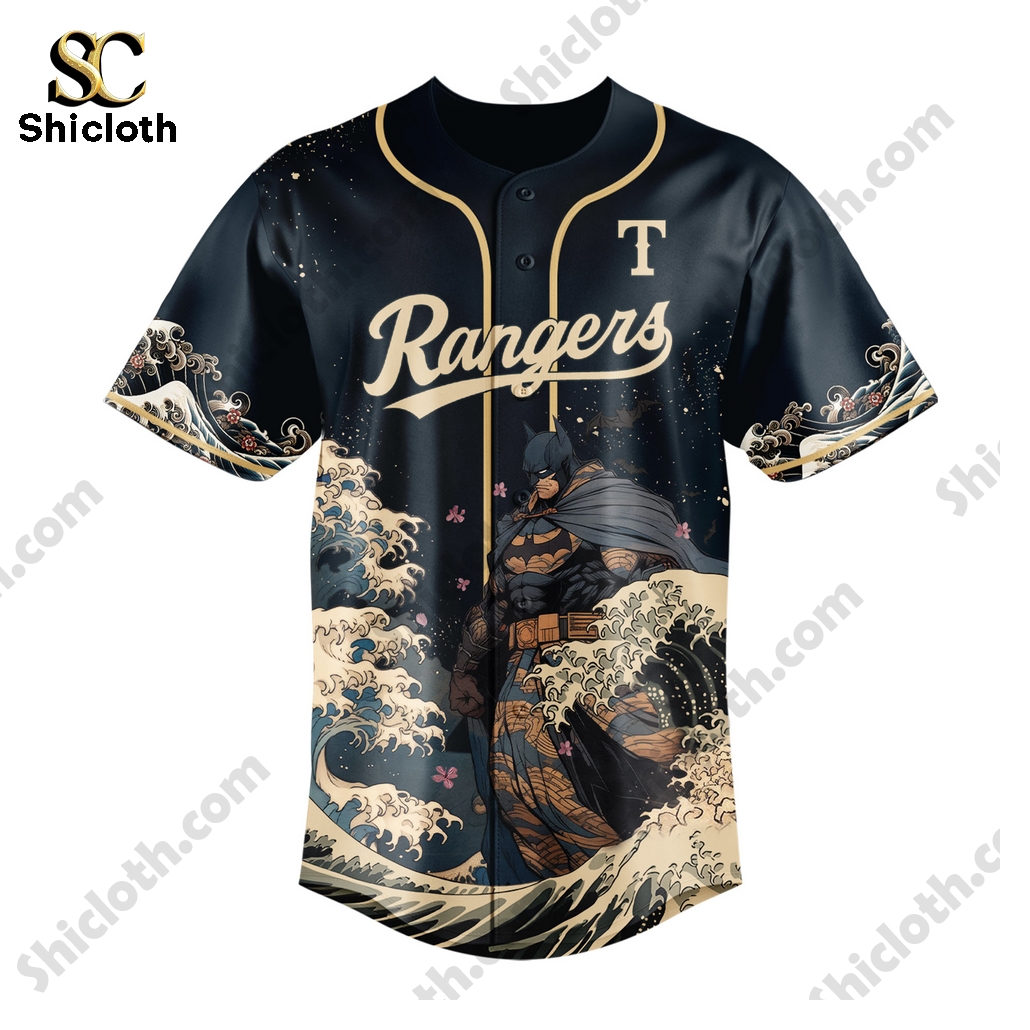 Custom MLB Team MLB Batman Samurai Japan Baseball Jersey 11 Custom MLB Team MLB Batman Samurai Japan Baseball Jersey - Image 11
