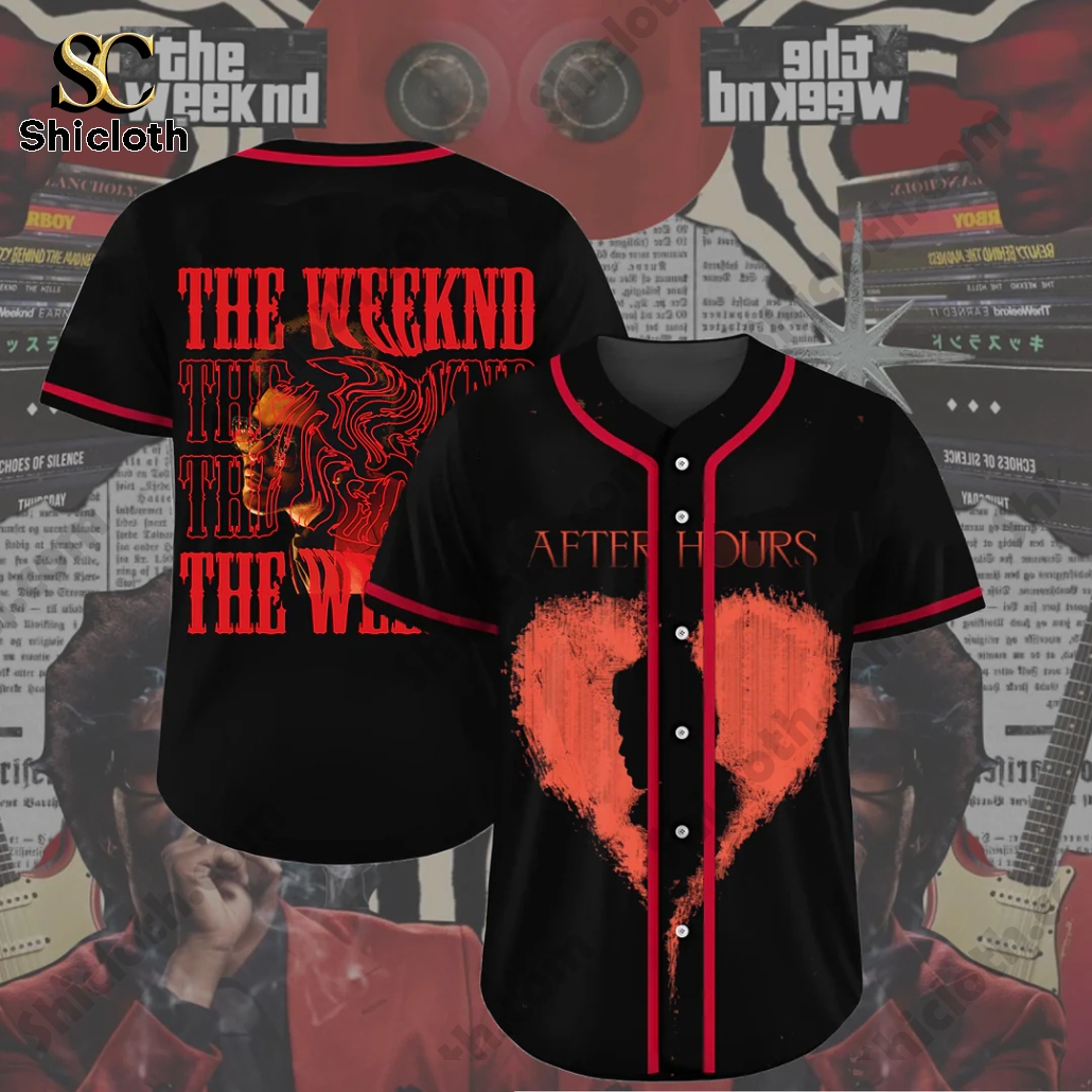 Custom The Weeknd After Hours Baseball Jersey