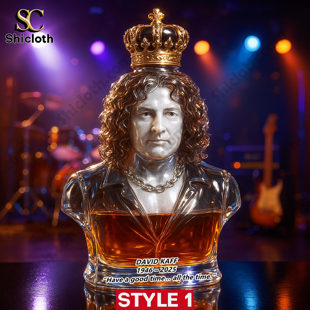 DAVID KAFF Commemorative Whiskey Bottle