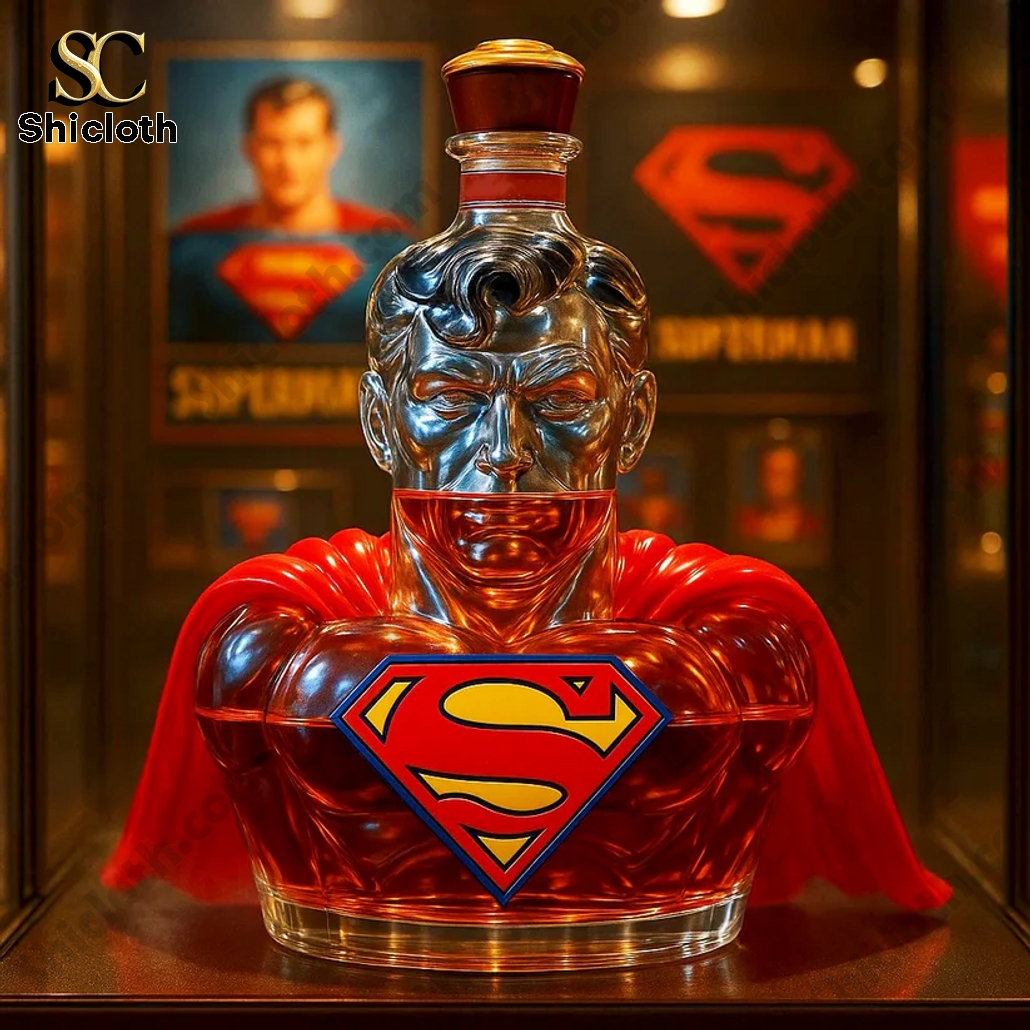 DC Comics Superheroes Whiskey Bottle
