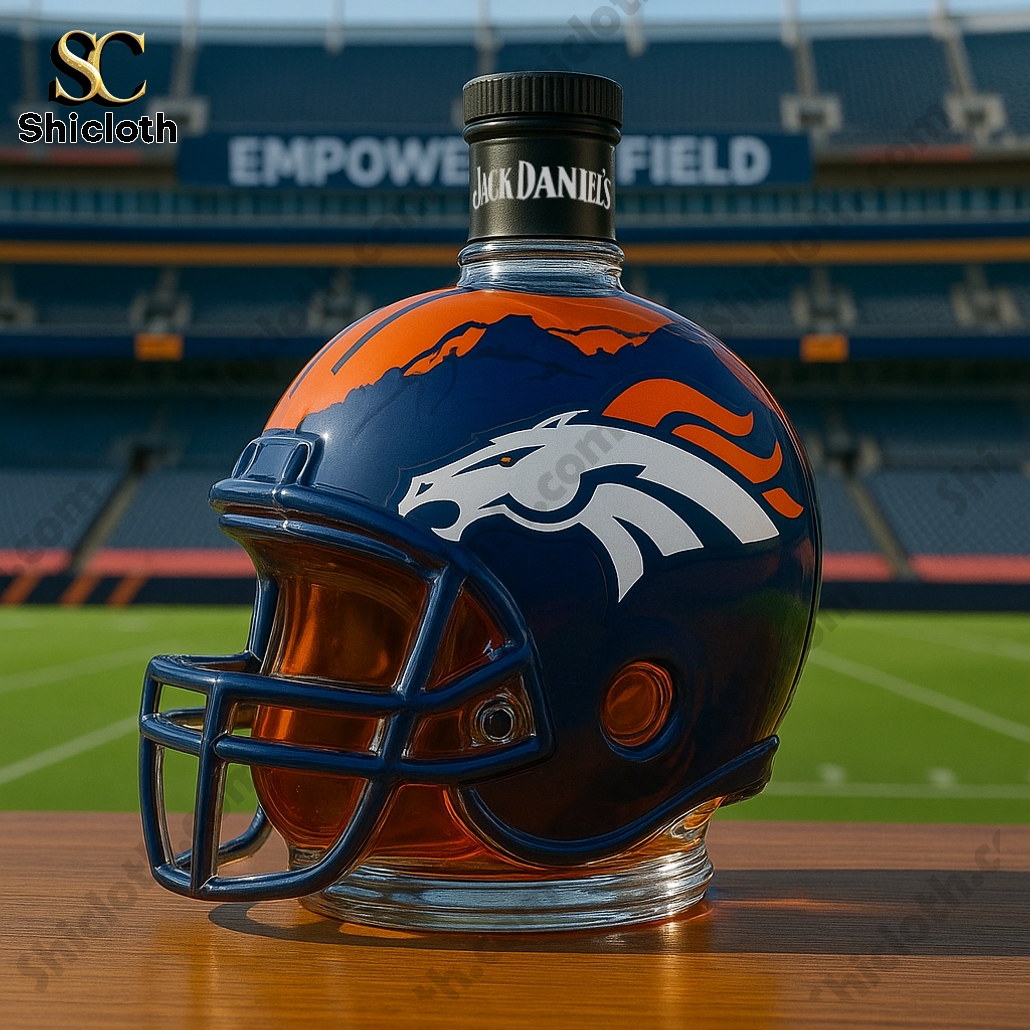 Denver Broncos Rocky Mountain Helmet Bottle