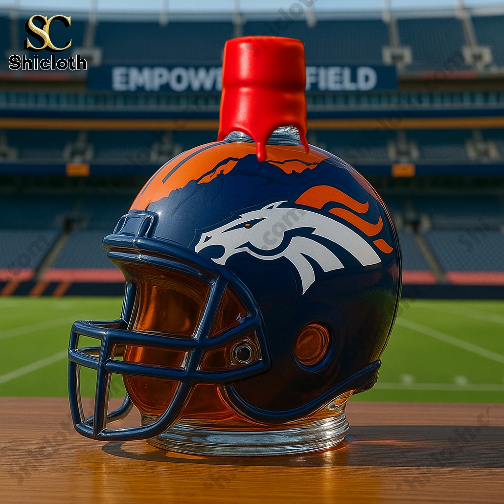 Denver Broncos Rocky Mountain Helmet Bottle 4 Denver Broncos Rocky Mountain Helmet Bottle - Image 4