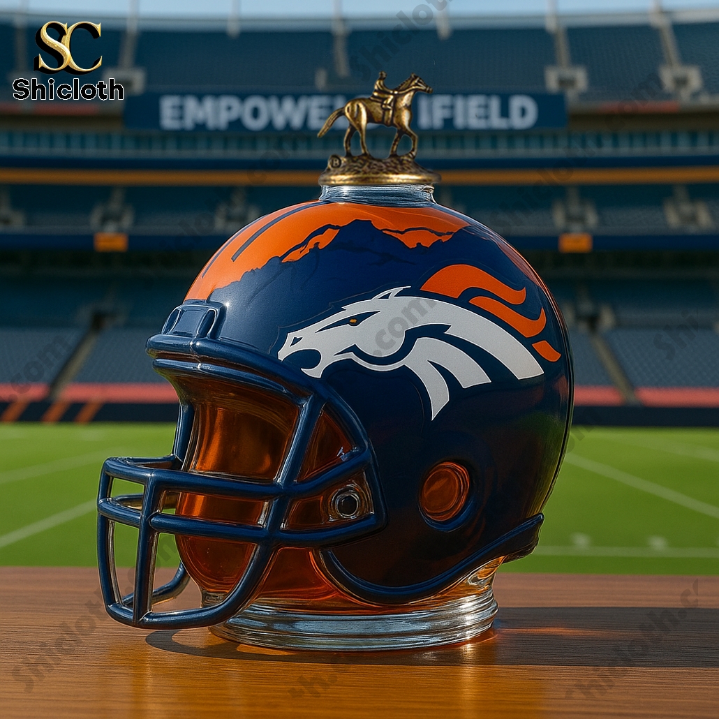 Denver Broncos Rocky Mountain Helmet Bottle 5 Denver Broncos Rocky Mountain Helmet Bottle - Image 5
