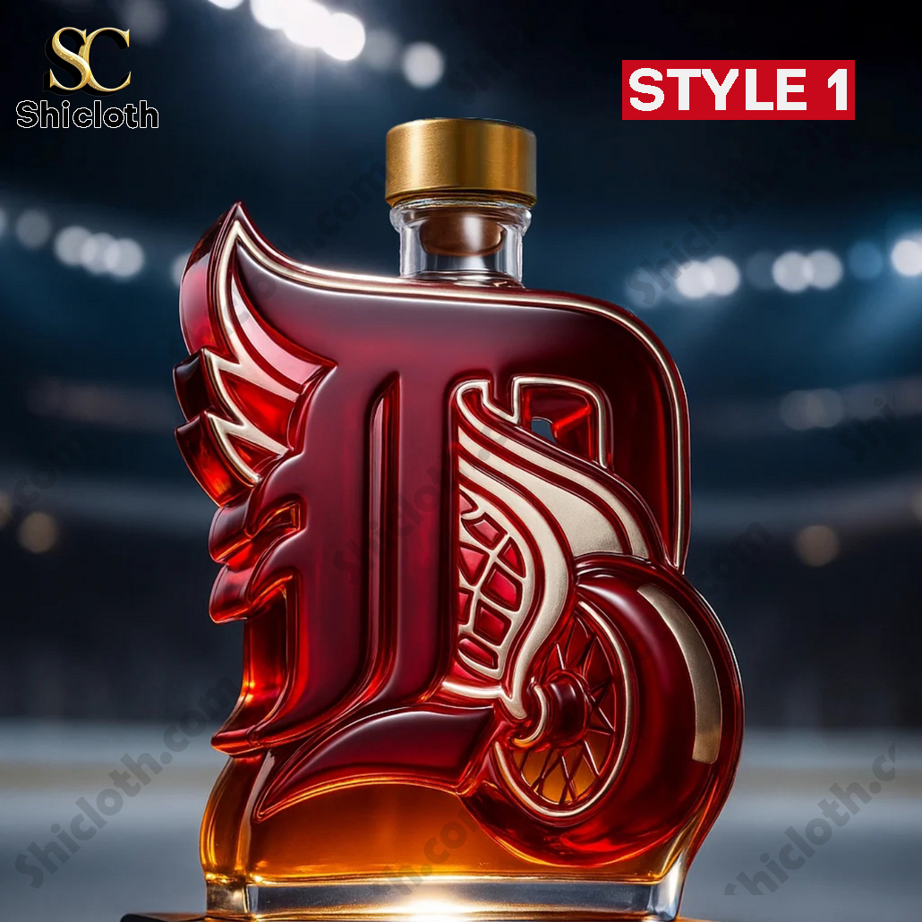 Detroit Red Wings Heritage Whiskey Decanter