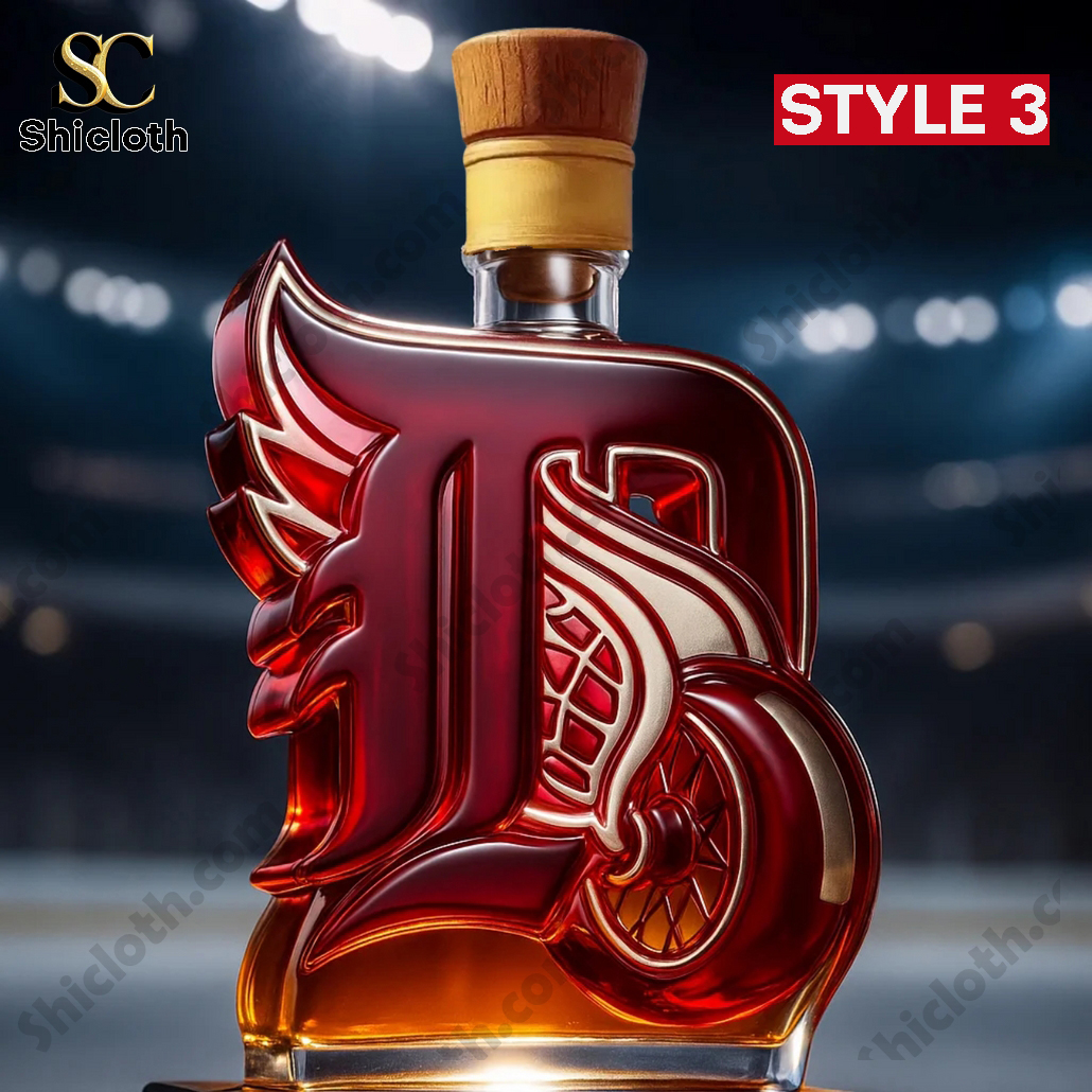 Detroit Red Wings Heritage Whiskey Decanter 3 Detroit Red Wings Heritage Whiskey Decanter - Image 3