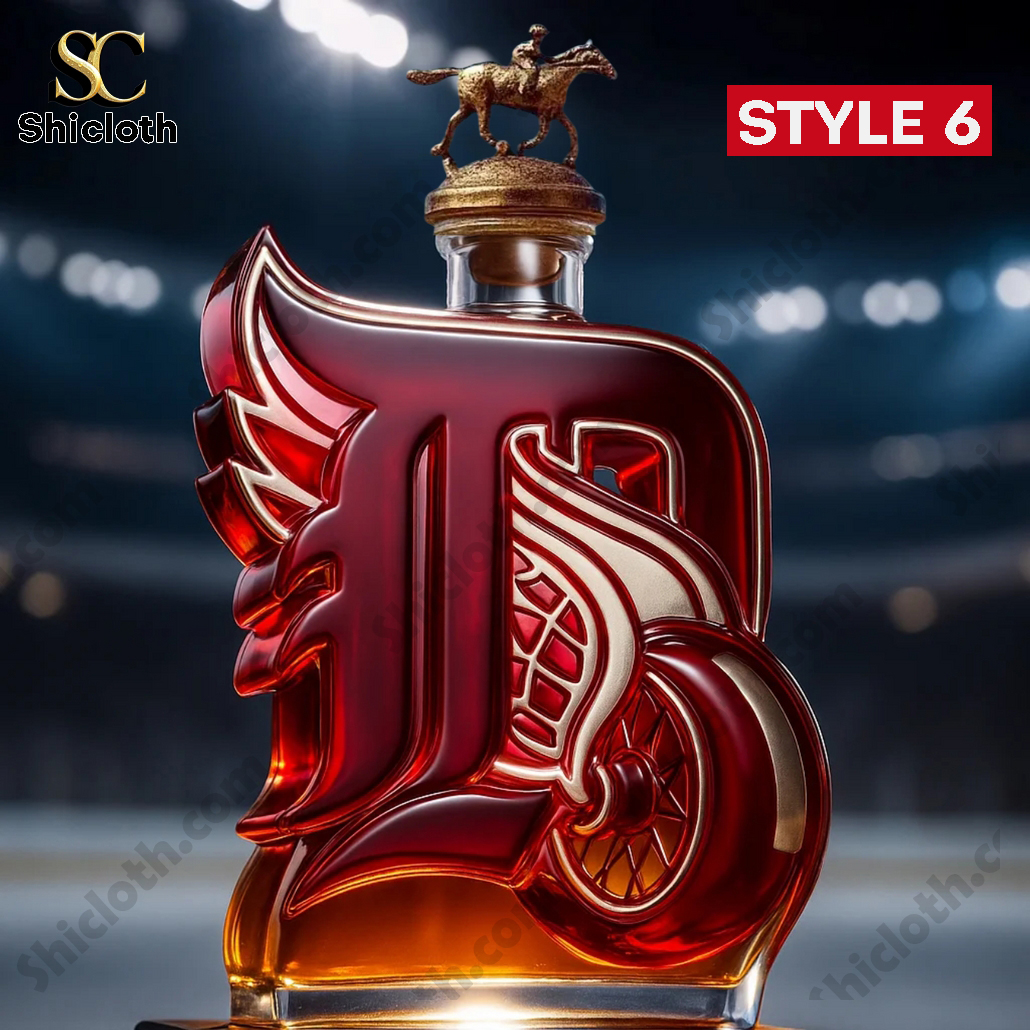 Detroit Red Wings Heritage Whiskey Decanter 6 Detroit Red Wings Heritage Whiskey Decanter - Image 6