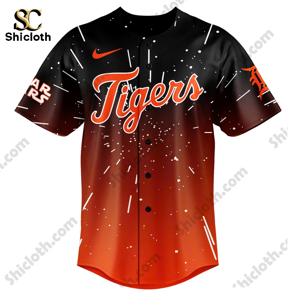 Detroit Tigers 2025 Star Wars Night Custom Baseball Jersey 6 Detroit Tigers 2025 Star Wars Night Custom Baseball Jersey - Image 6