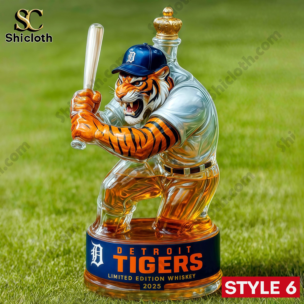 Detroit Tigers MLB Limited 2025 Whiskey Bottle