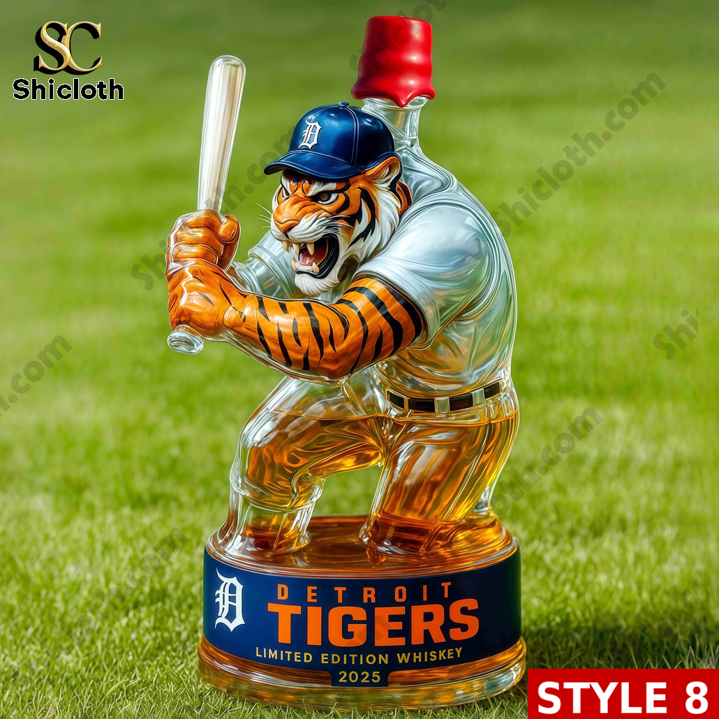 Detroit Tigers MLB Limited 2025 Whiskey Bottle 3 Detroit Tigers MLB Limited 2025 Whiskey Bottle - Image 3