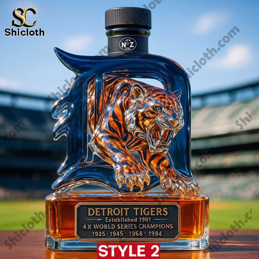Detroit Tigers MLB Limited 2025 Whiskey Bottle 5 Detroit Tigers MLB Limited 2025 Whiskey Bottle - Image 5