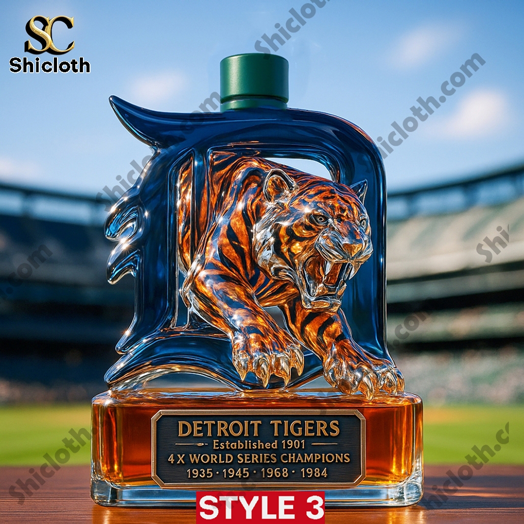 Detroit Tigers MLB Limited 2025 Whiskey Bottle 6 Detroit Tigers MLB Limited 2025 Whiskey Bottle - Image 6