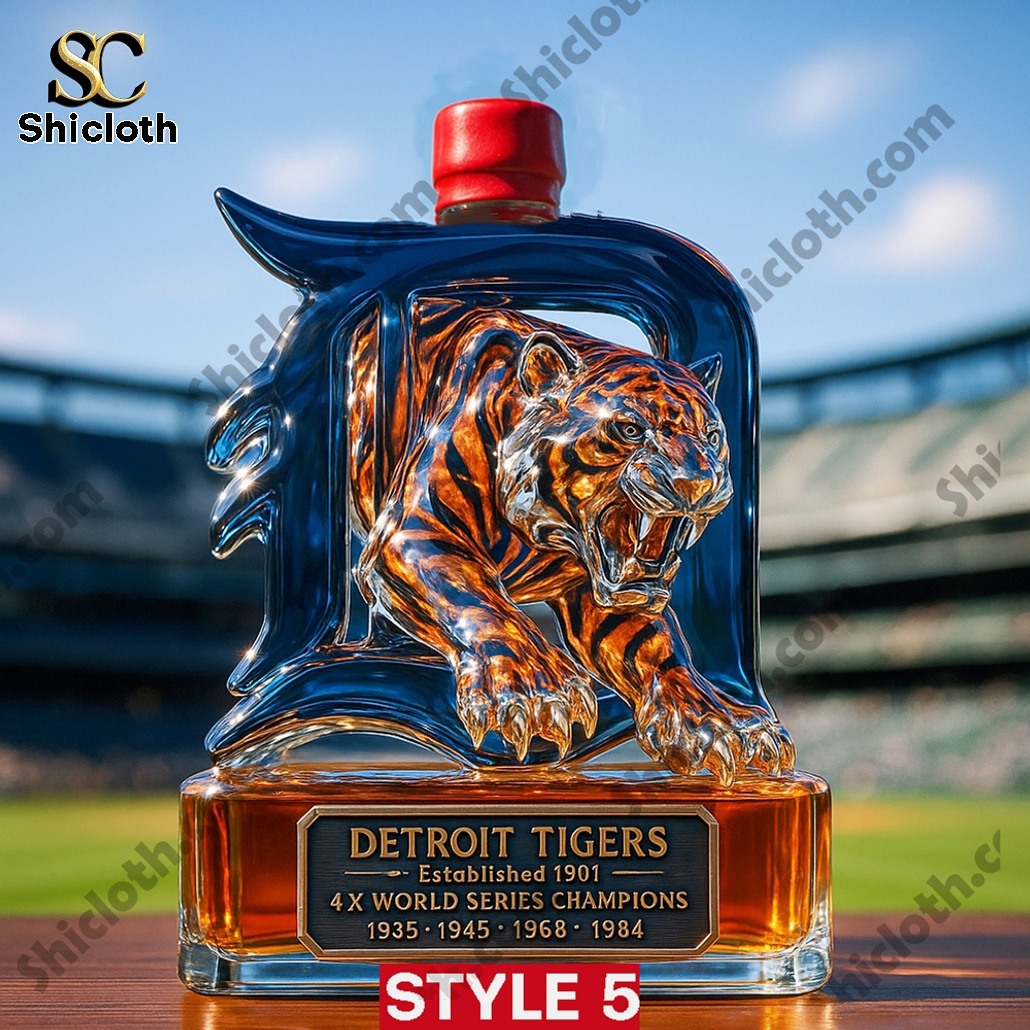 Detroit Tigers MLB Limited 2025 Whiskey Bottle 8 Detroit Tigers MLB Limited 2025 Whiskey Bottle - Image 8