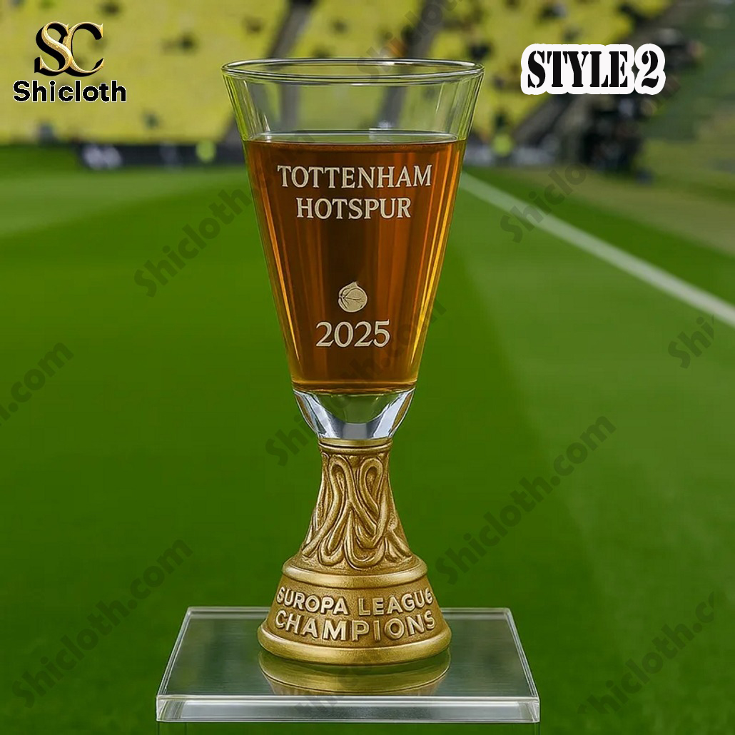 Tottenham Hotspur Europa League Champions Whiskey Bottle