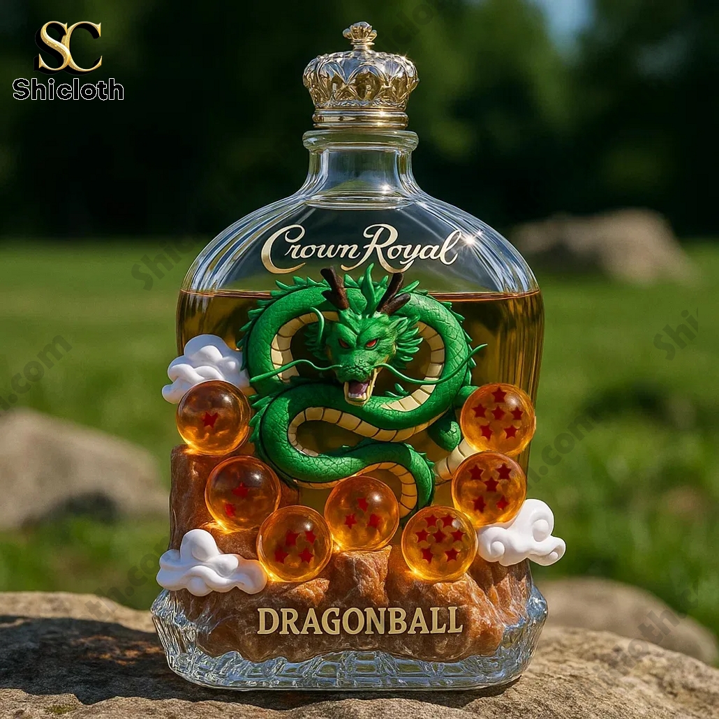 Dragon Ball Crown Royal Whiskey Bottle
