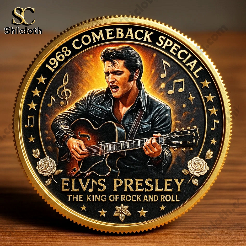 Elvis Presley 1968 Comeback Special Commemorative Coin