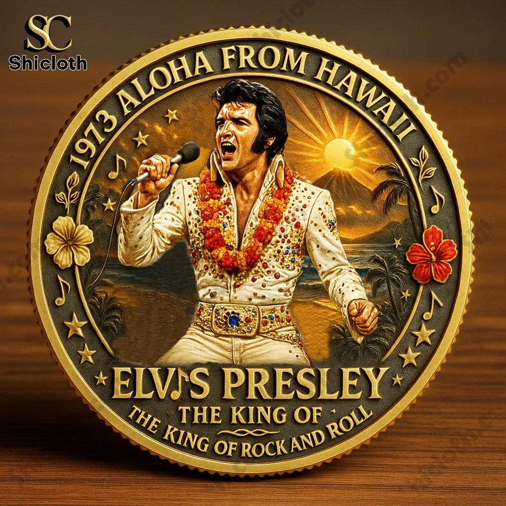 Elvis Presley 1973 Aloha from Hawaii Commemorative Coin