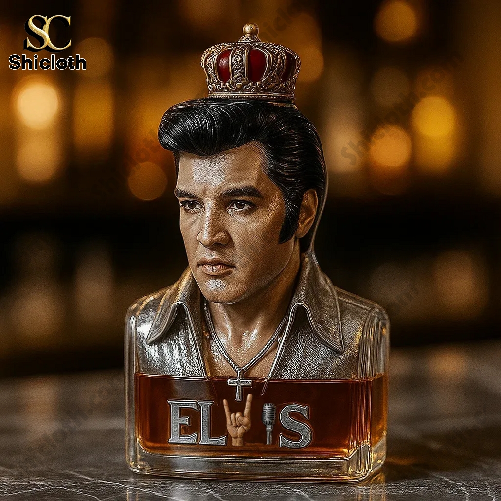 Elvis Presley Commemorative Whiskey Bottle