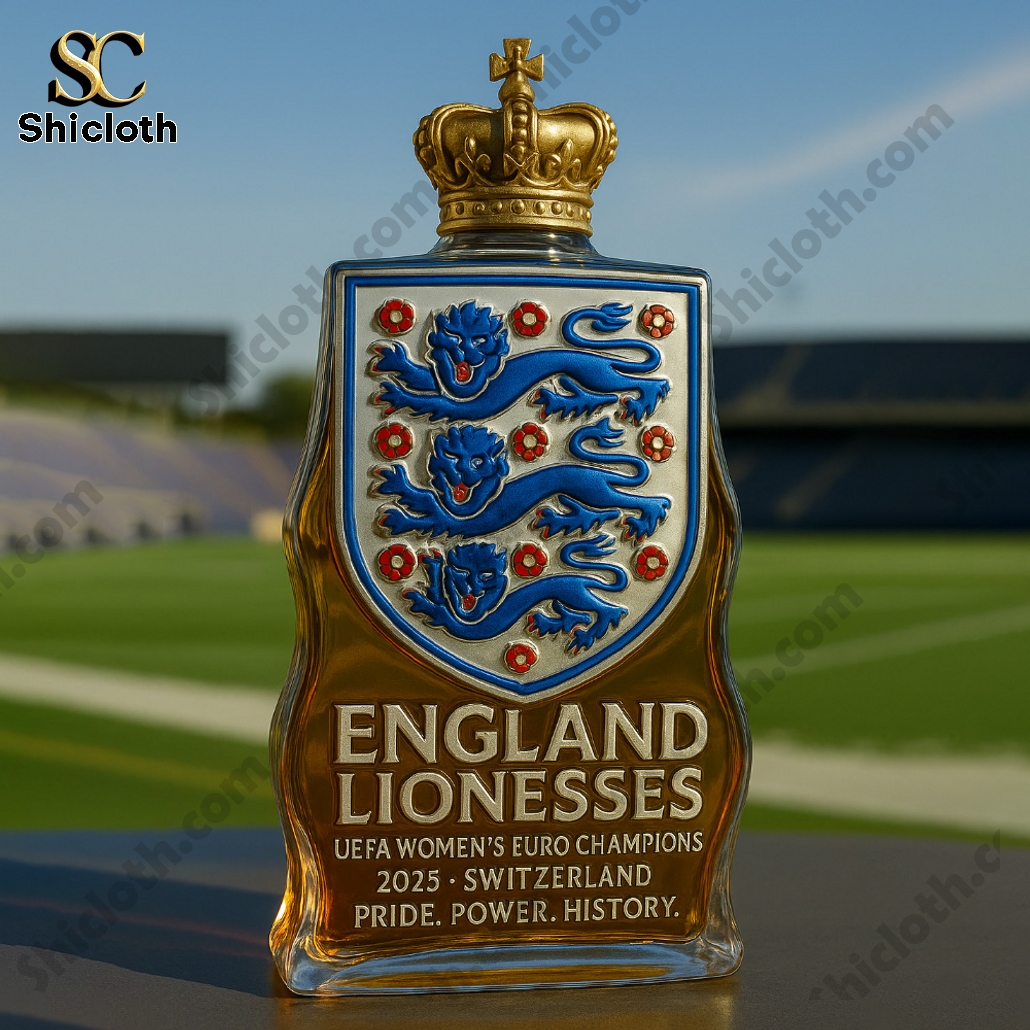England Lionesses 2025 UEFA Champions Commemorative Whiskey Bottle