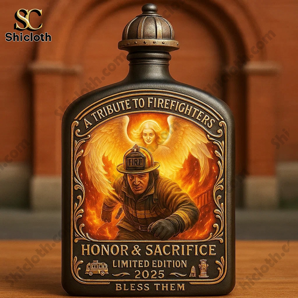 Firefighters Tribute Blessing Limited Edition Whisky Bottle