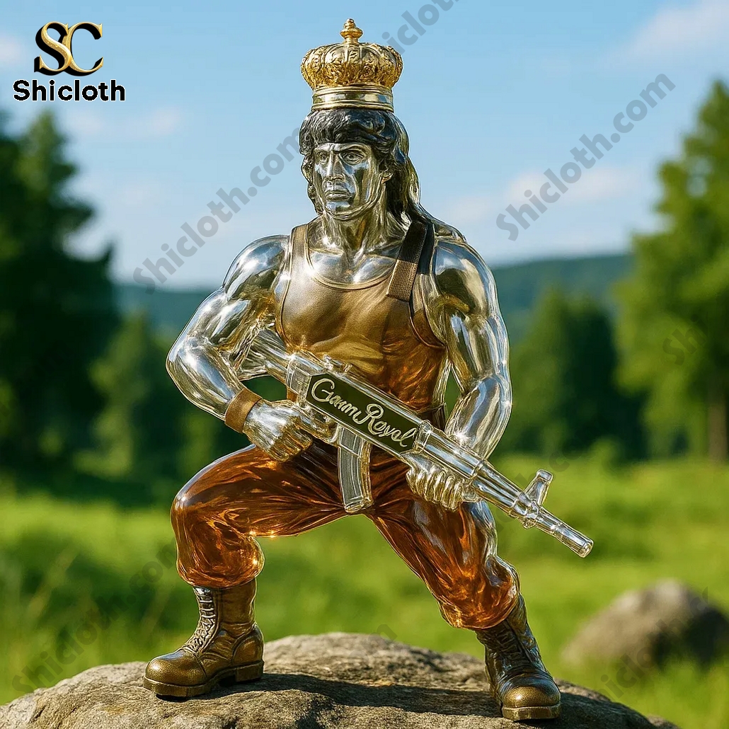 First Blood John Rambo Whiskey Bottle