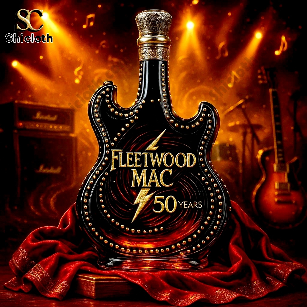 Fleetwood Mac 50th Anniversary Whisky Bottle