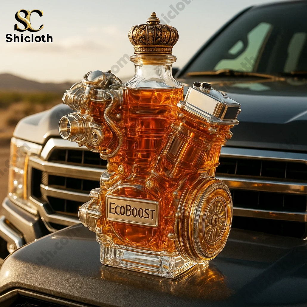 Ford EcoBoost V6 Whiskey Bottle