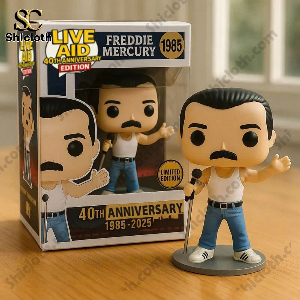 Freddie Mercury 40th Anniversary Pop Figure Doll