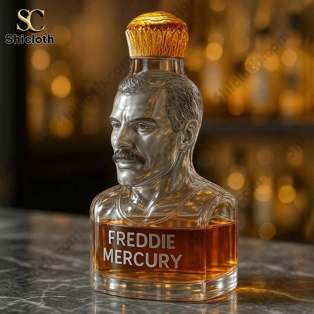 Freddie Mercury Queen Band Limited Edition Whisky Bottle