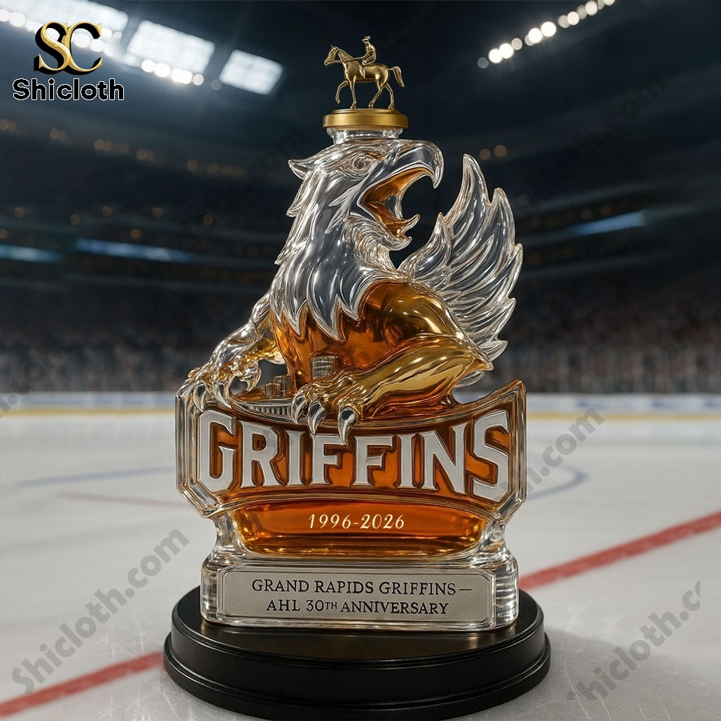 Grand Rapids Griffins 30th Anniversary Edition Decanter 3 Grand Rapids Griffins 30th Anniversary Edition Decanter - Image 3