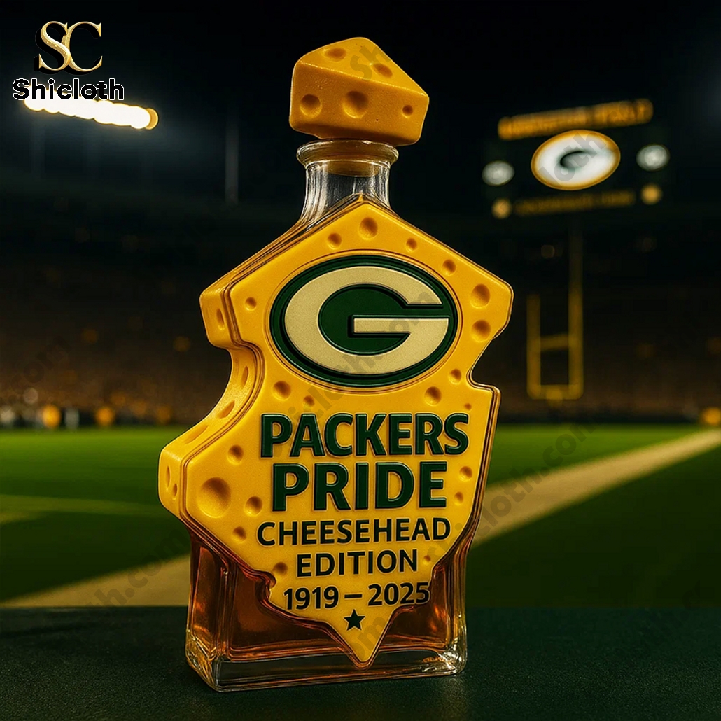 Green Bay Packers Cheesehead Edition tribute bottle