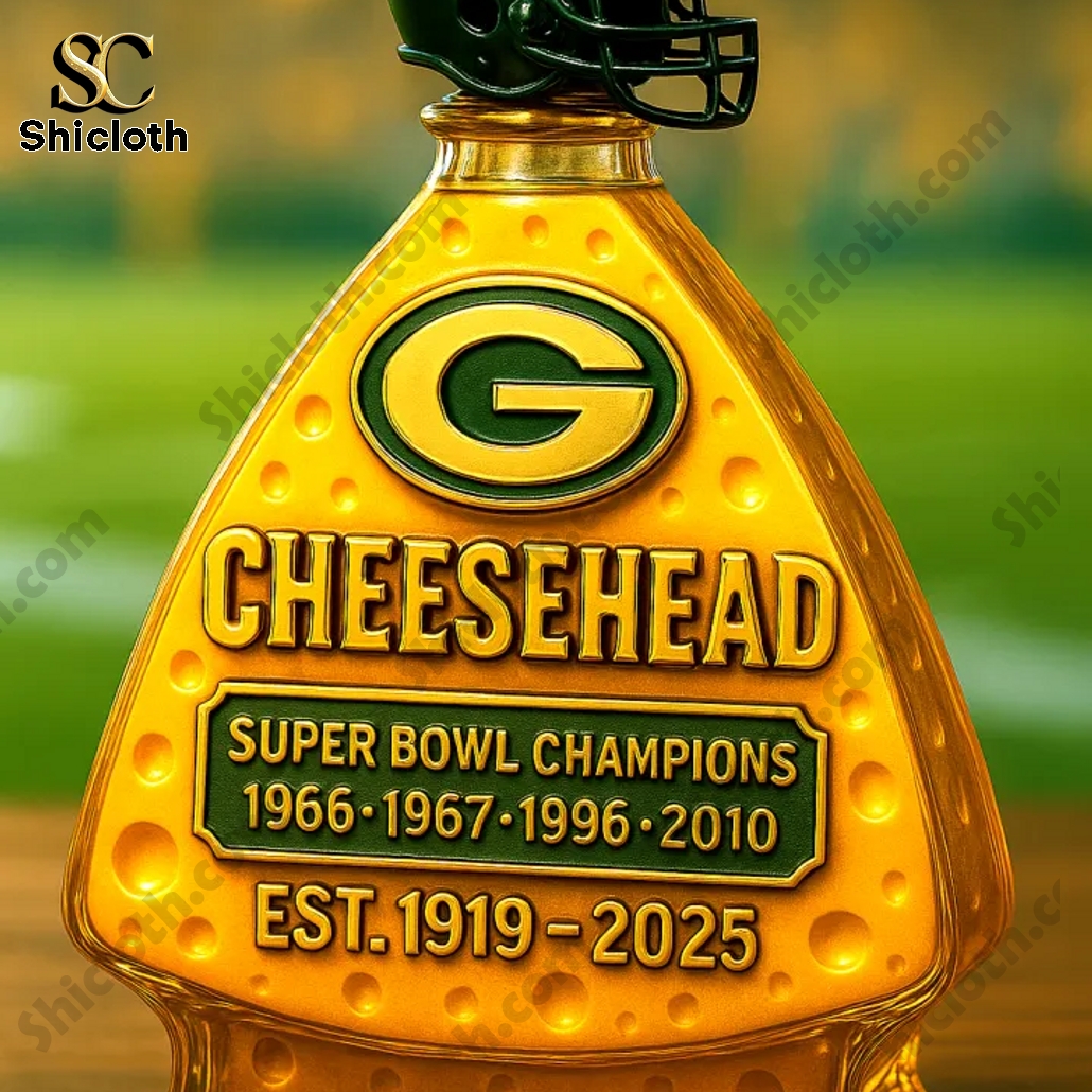 Green Bay Packers1919-2025 Whiskey Bottle