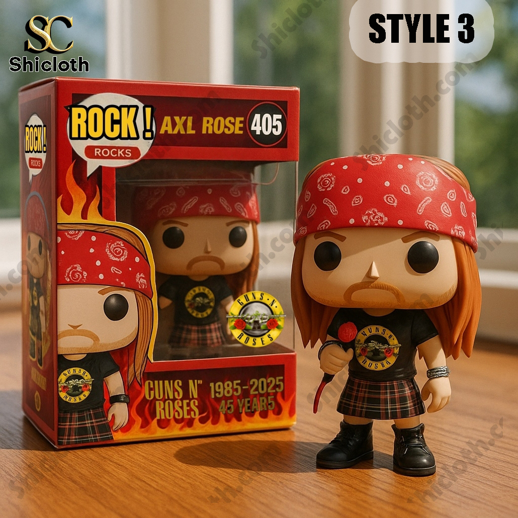 Guns N’ Roses 45th Anniversary Pop Figure Doll 3 Guns N’ Roses 45th Anniversary Pop Figure Doll - Image 3