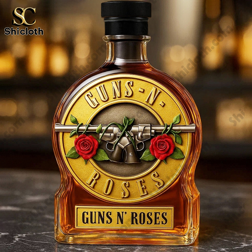 Guns N' Roses Logo Band Limited Edition Whisky Bottle 3 Guns N' Roses Logo Band Limited Edition Whisky Bottle - Image 3