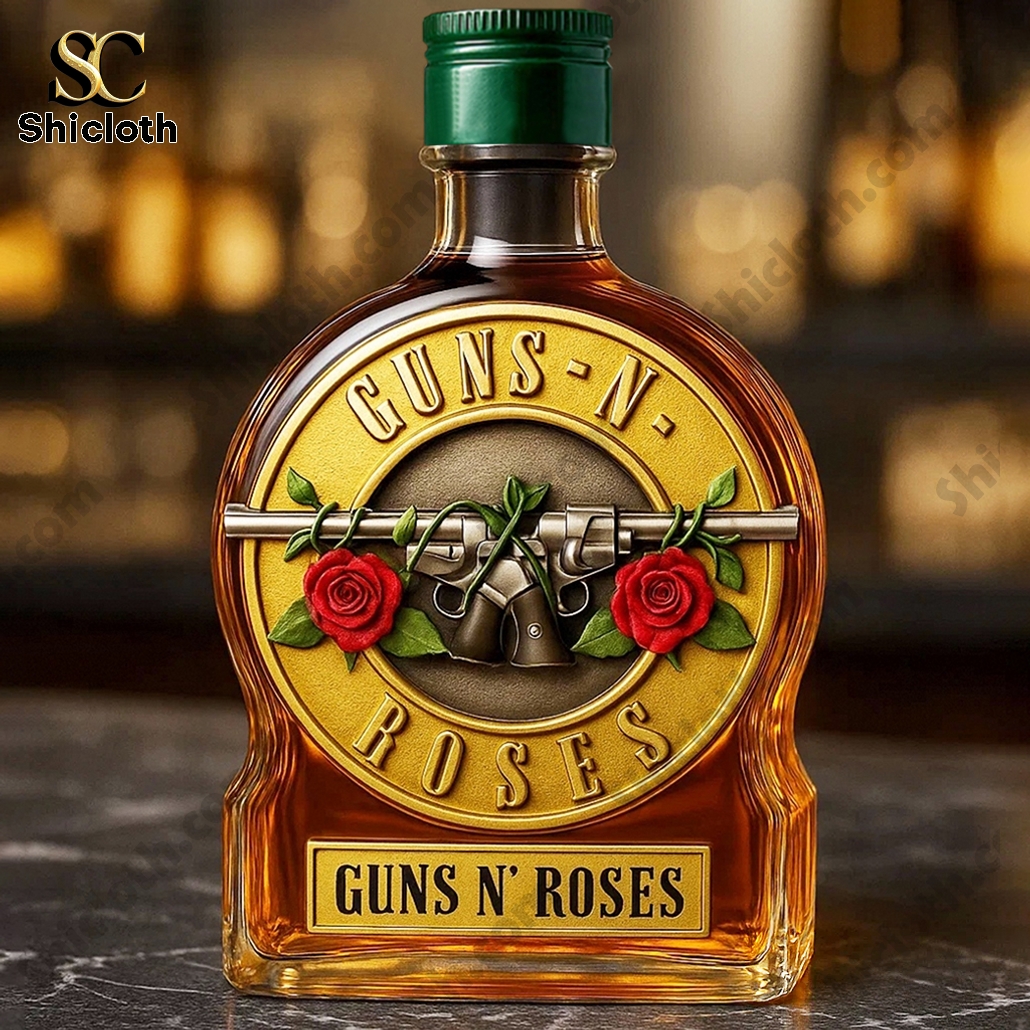 Guns N' Roses Logo Band Limited Edition Whisky Bottle 4 Guns N' Roses Logo Band Limited Edition Whisky Bottle - Image 4