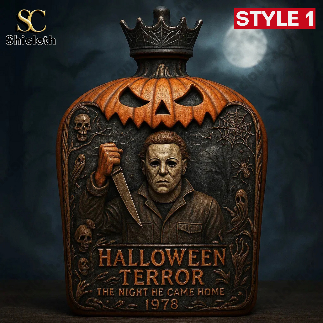 Halloween limited edition whiskey bottle